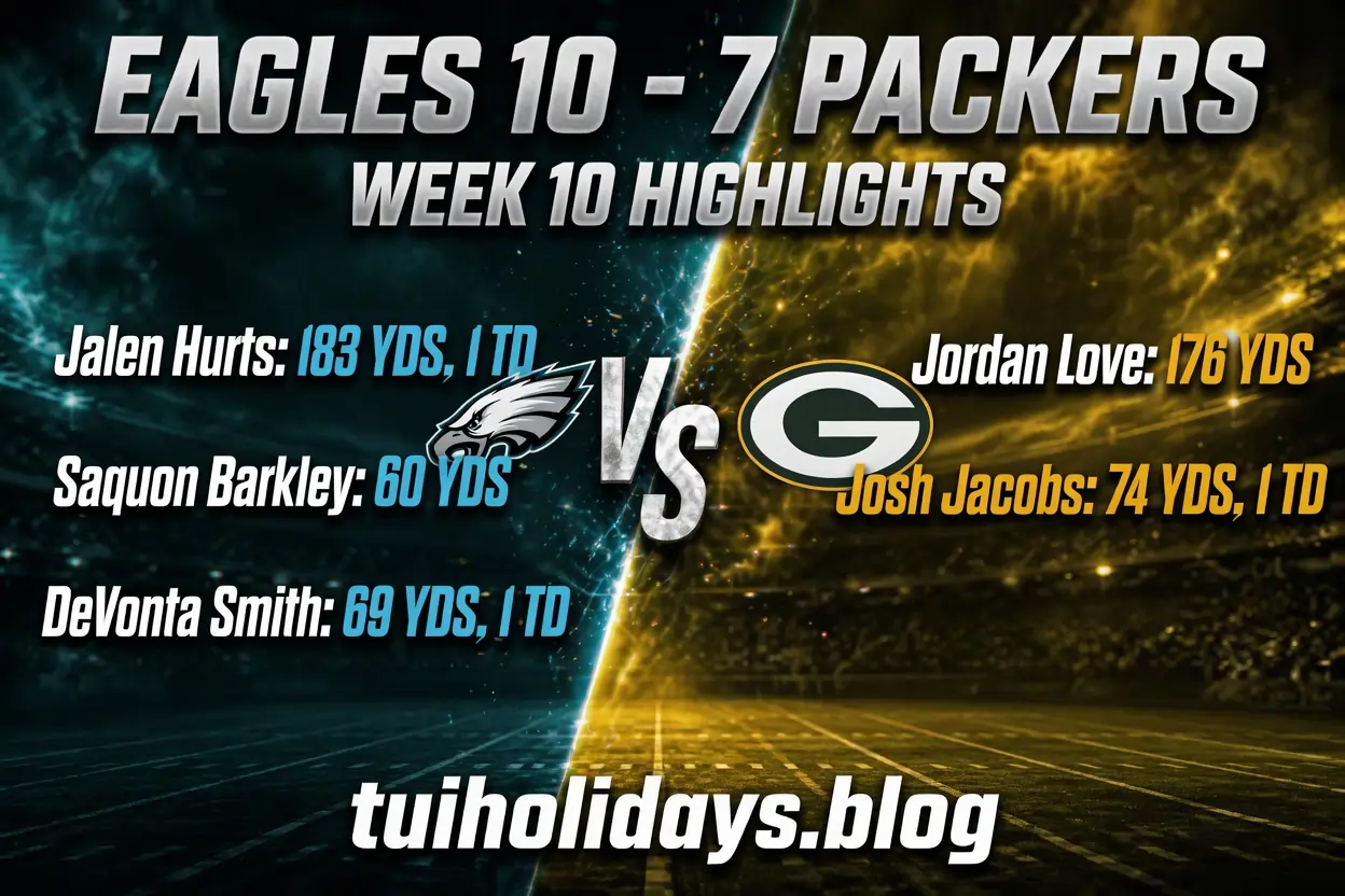 philadelphia eagles vs green bay packers match player stats
